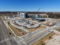 Saint Francis Hospital South Crossland Construction - Aerial Photography by John A. Ferrante SKYSIDE PHOTO-